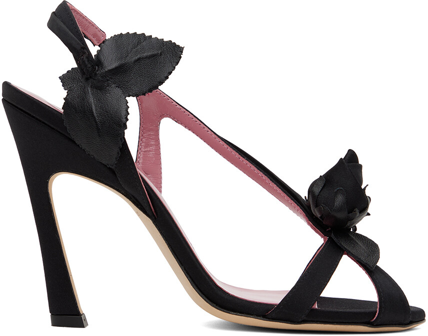 

Черные босоножки на каблуке Sofia 120 Blumarine