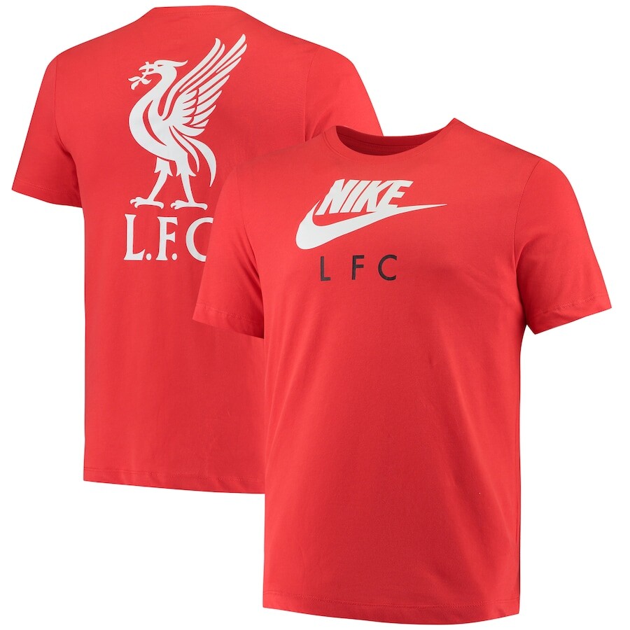 

Футболка с коротким рукавом Nike Liverpool, малиновый