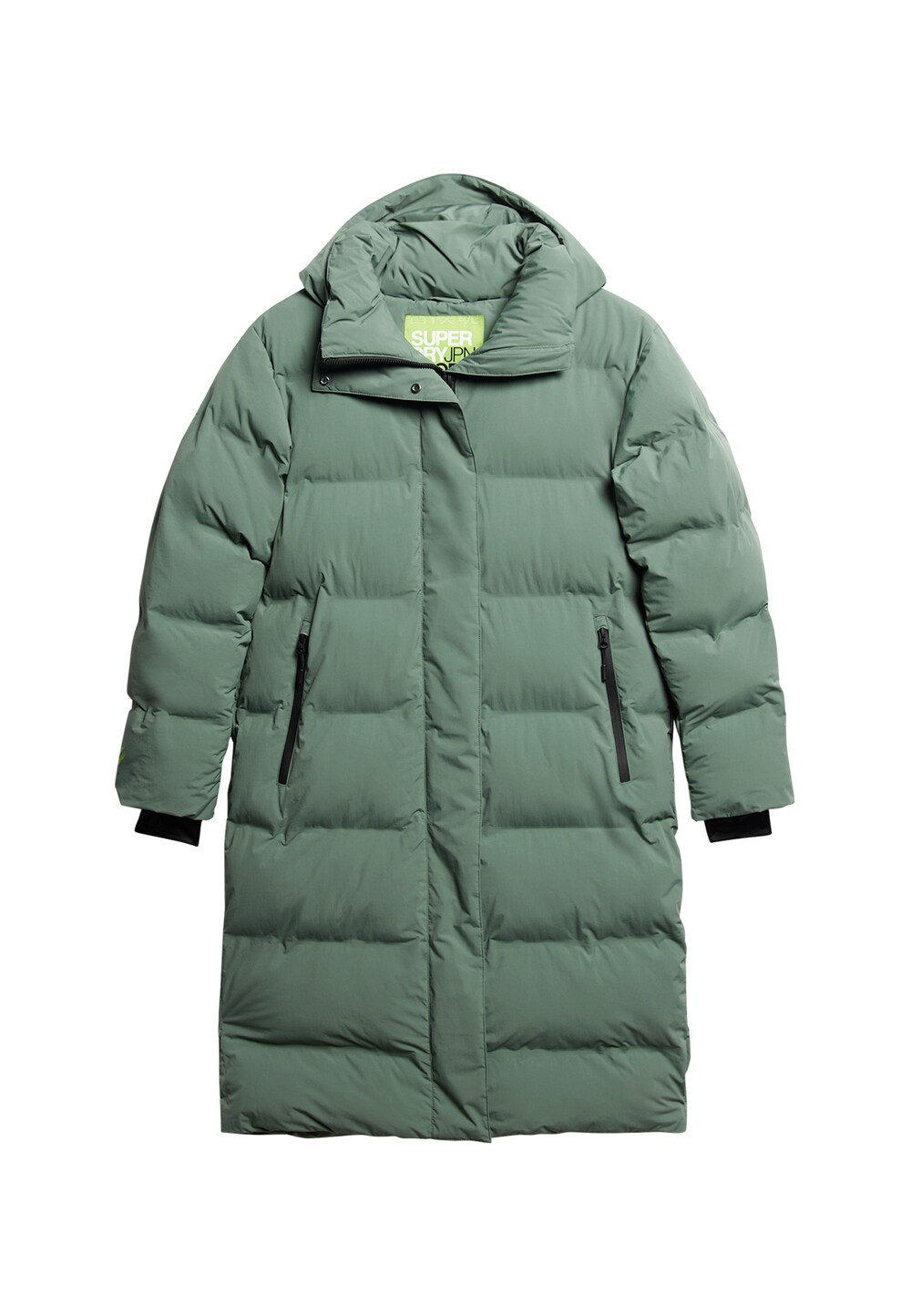 Зимнее пальто Superdry, зеленый