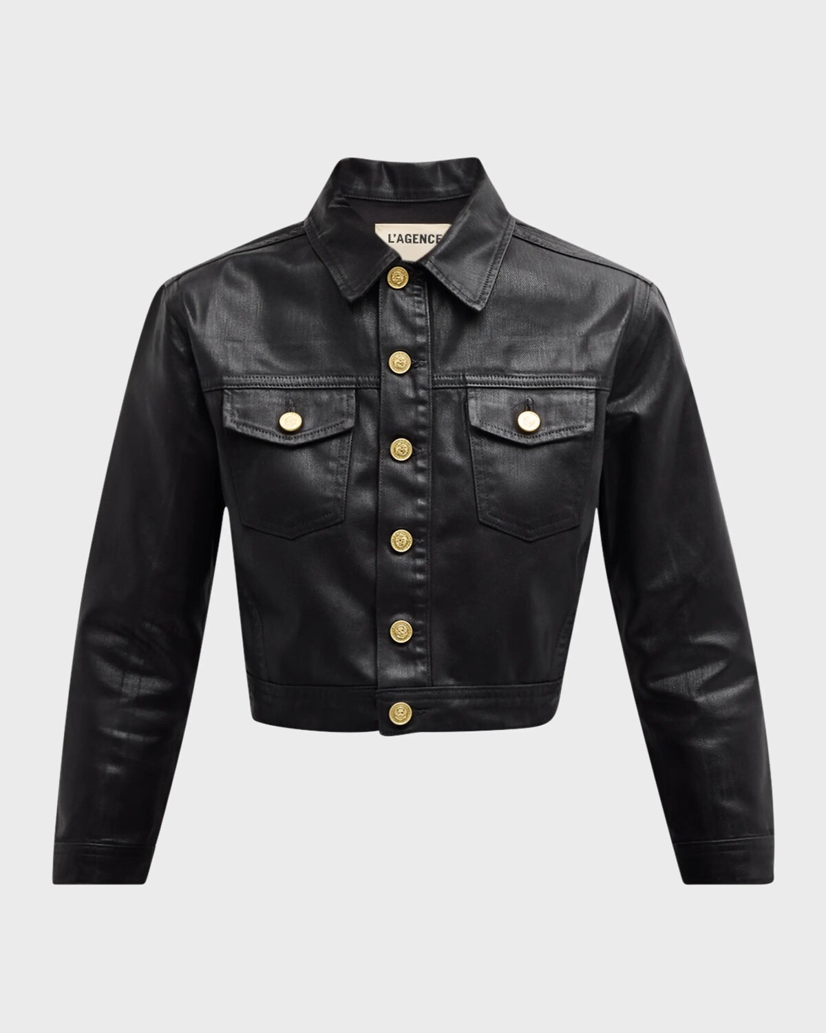 

Укороченная куртка Koda L'Agence, цвет Noir Coated