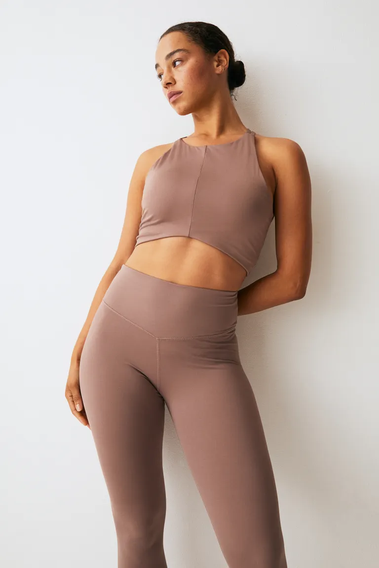 

Спортивные леггинсы от softmove H&M, бежевый