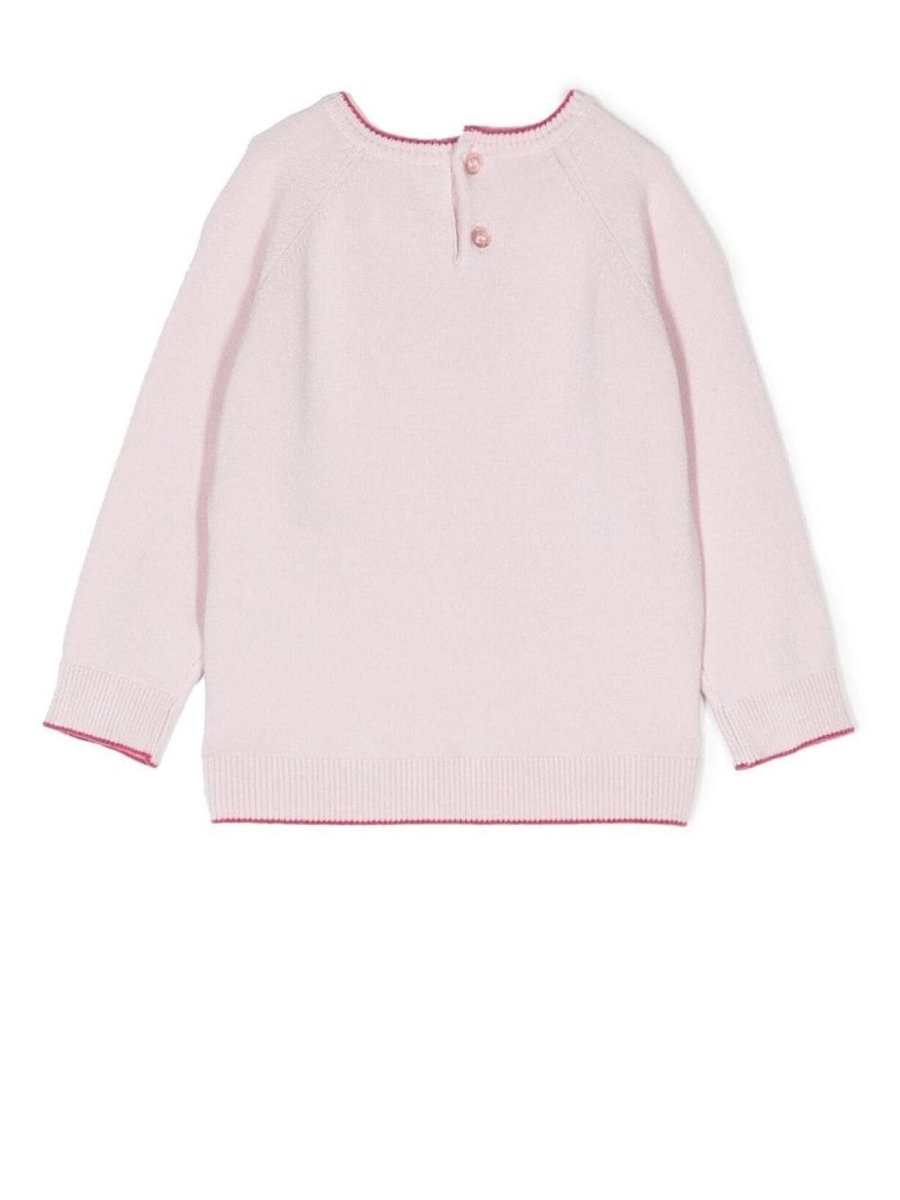 

Детский джемпер с логотипом Emporio Armani Kids, розовый