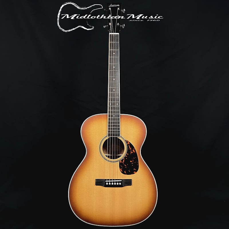 Акустическая гитара Larrivee OM-40 - Mahogany Acoustic Guitar - Ice Tea Burst Satin Finish framus fg 14 m ns legacy series
