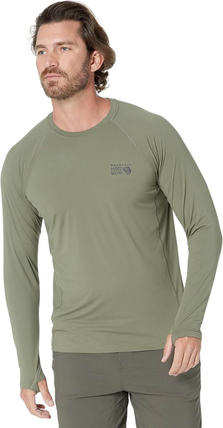 

Crater Lake с длинным рукавом Mountain Hardwear, цвет Stone Green
