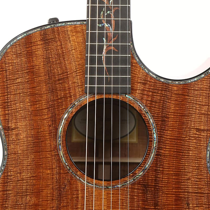 цена Акустическая гитара Taylor Taylor Custom Shop Grand Orchestra Master Grade Hawaiian Koa NAMM 2020 Display Guitar 2020 - Gloss