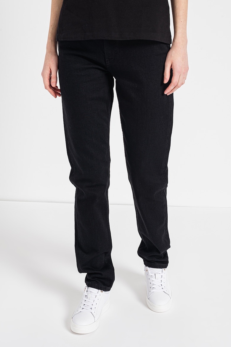 Джинсы узкого кроя со средней посадкой Calvin Klein, черный