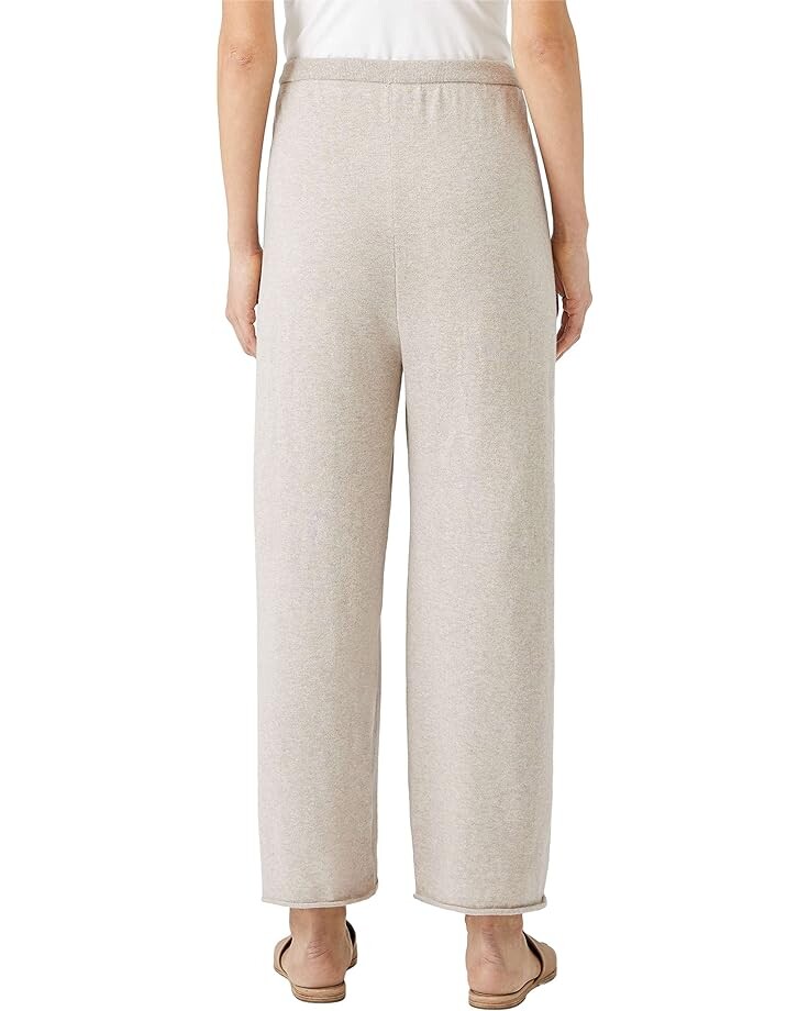 

Брюки Eileen Fisher Straight Cropped Pants in Peruvian Organic Cotton, цвет Maple Oat