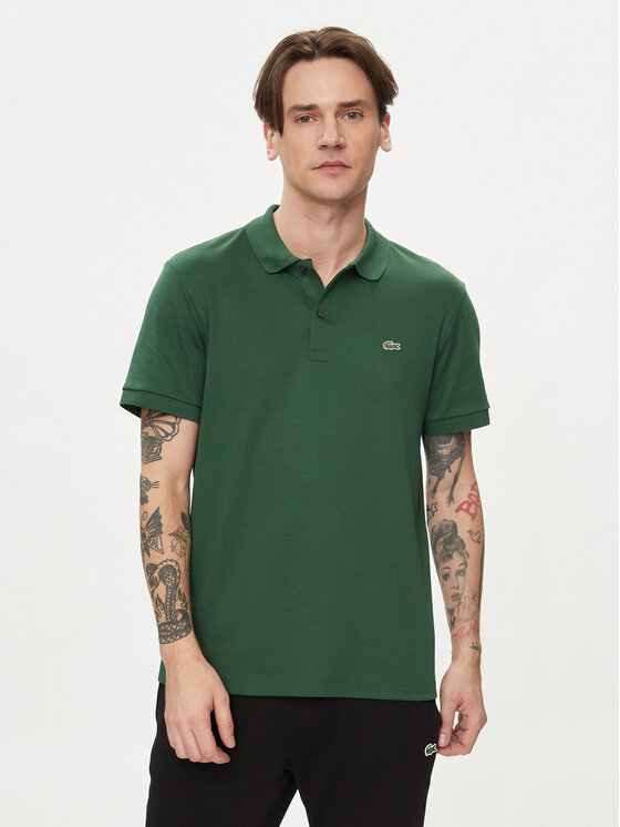 Рубашка поло стандартного кроя Lacoste, зеленый рубашка поло стандартного кроя lacoste зеленый