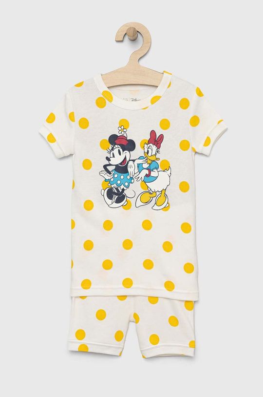 Детская хлопковая пижама GAP x Disney, желтый