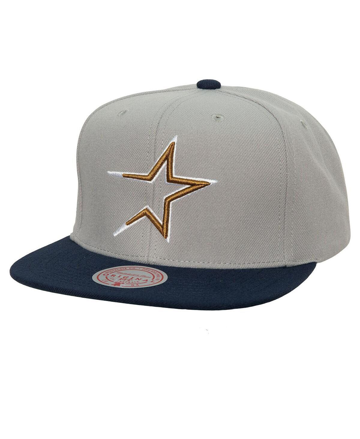 

Мужская серая выездная шляпа Snapback Houston Astros Cooperstown Collection Mitchell & Ness