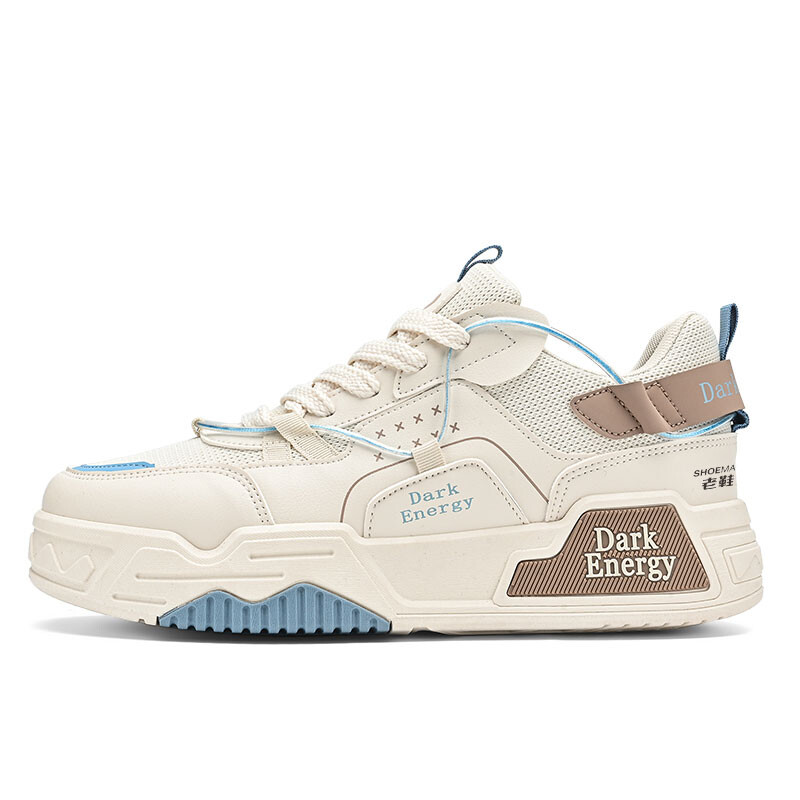 

Кроссовки Old shoemaker Skateboarding Shoes Men Low-top, бежевый/черный