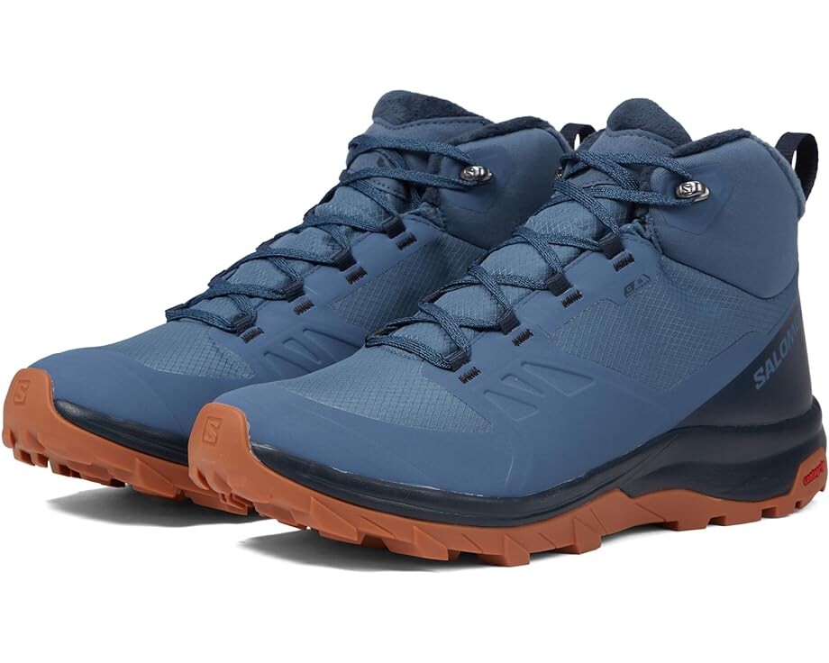 

Походная обувь Salomon Outsnap CSWP, цвет Bering Sea/Carbon/Gum8