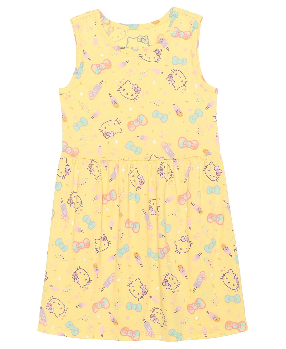 

Платье без рукавов для маленьких девочек Hello Kitty