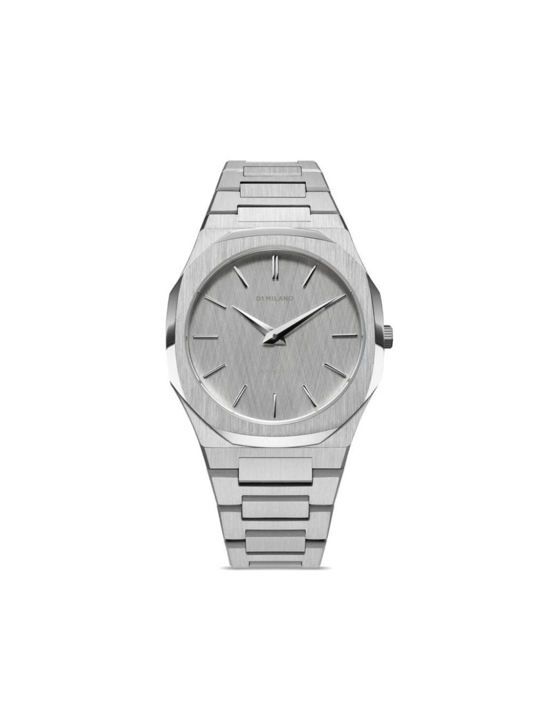 

D1 Milano наручные часы Ultra Thin Linen 40 мм, серебристый
