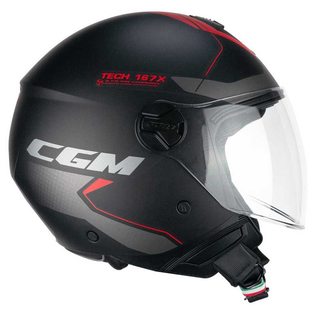 

Открытый шлем Cgm 167X Flo Tech, черный