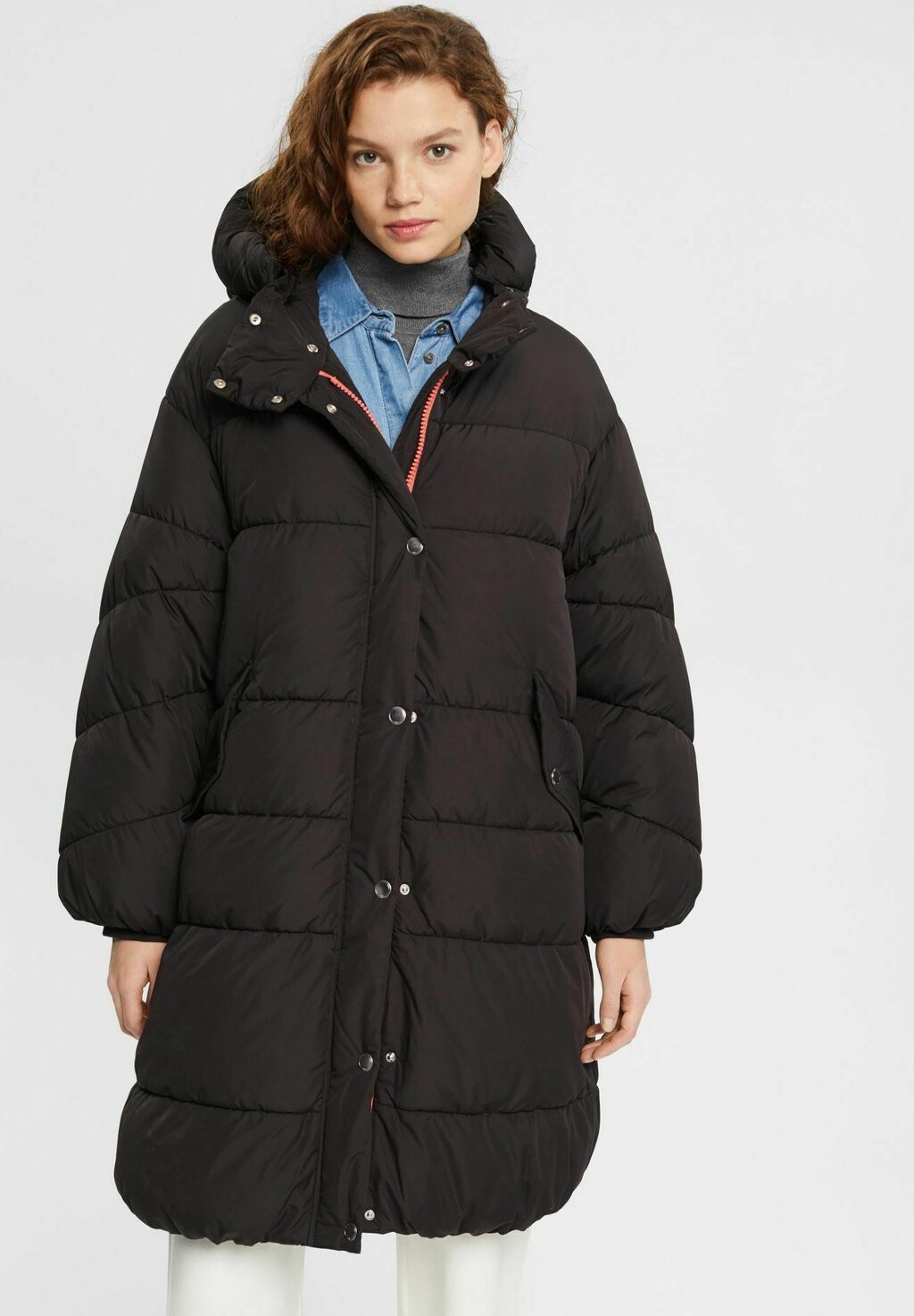 

Зимнее пальто edc by Esprit, черный