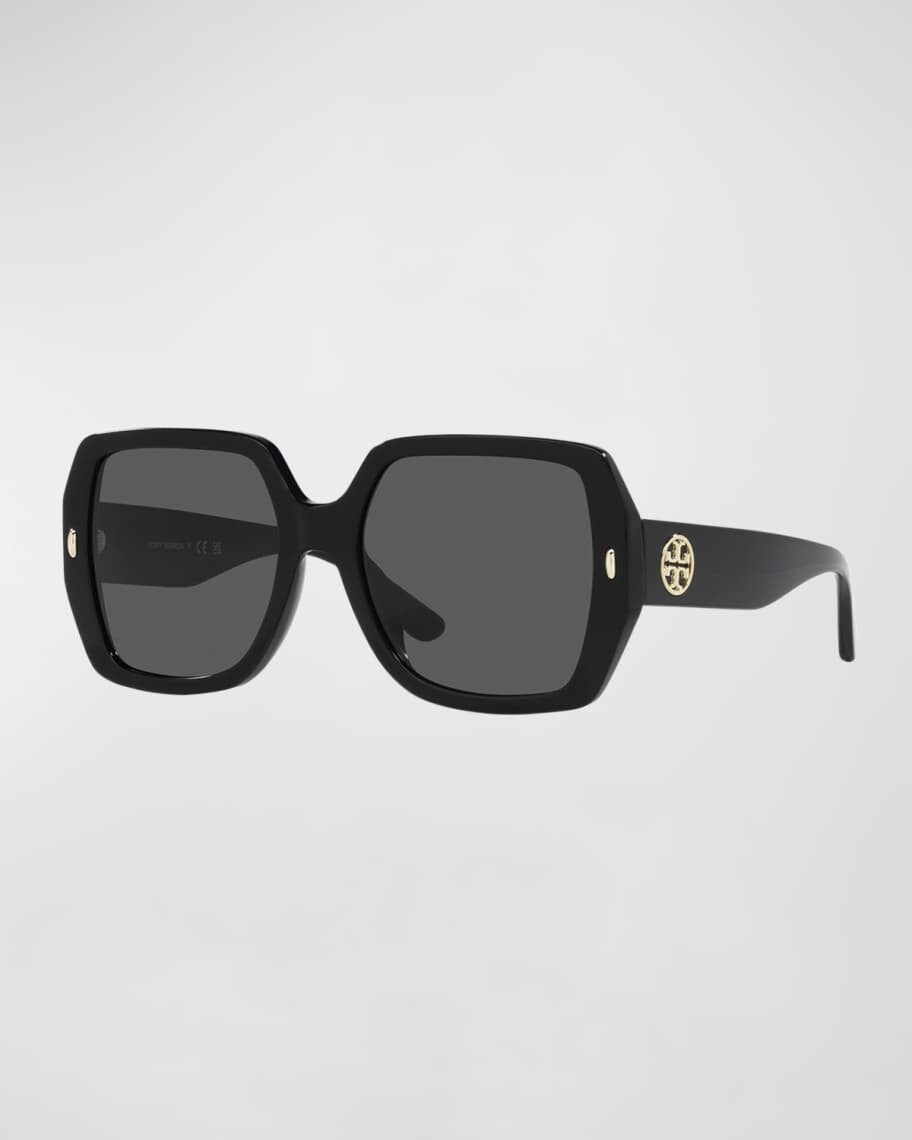 

Квадратные солнцезащитные очки T-Monogram из ацетата Tory Burch