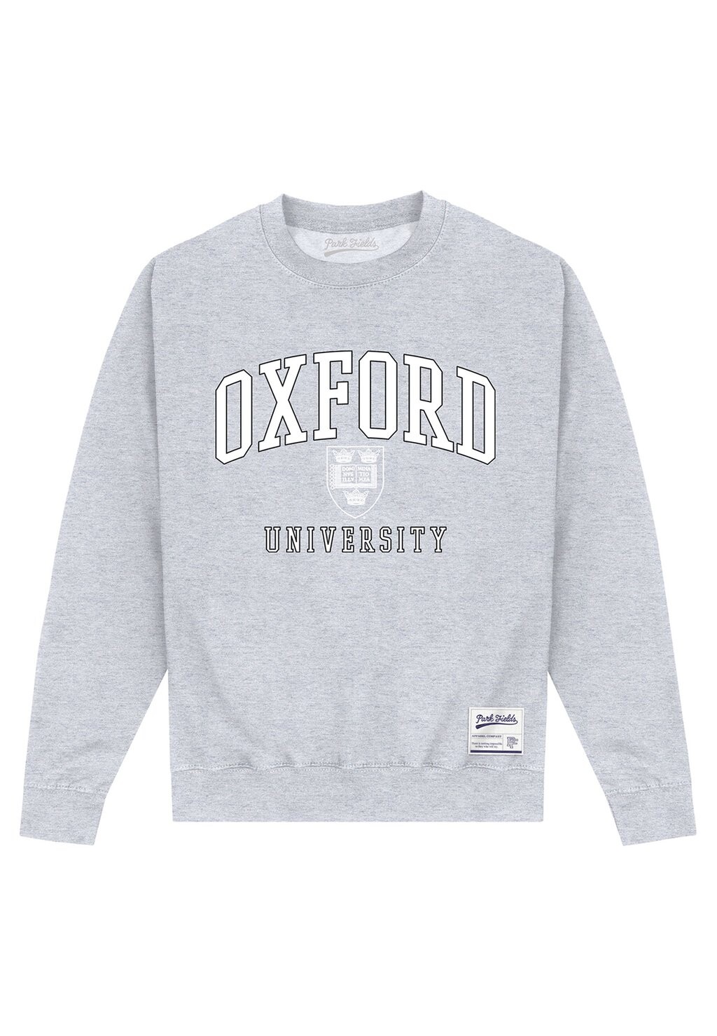 

Толстовка Park Fields Oxford University Crest Henry Tiger, вересковый серый