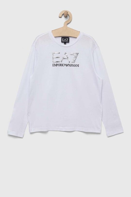 

EA7 Emporio Armani хлопок с длинными рукавами для детей, белый
