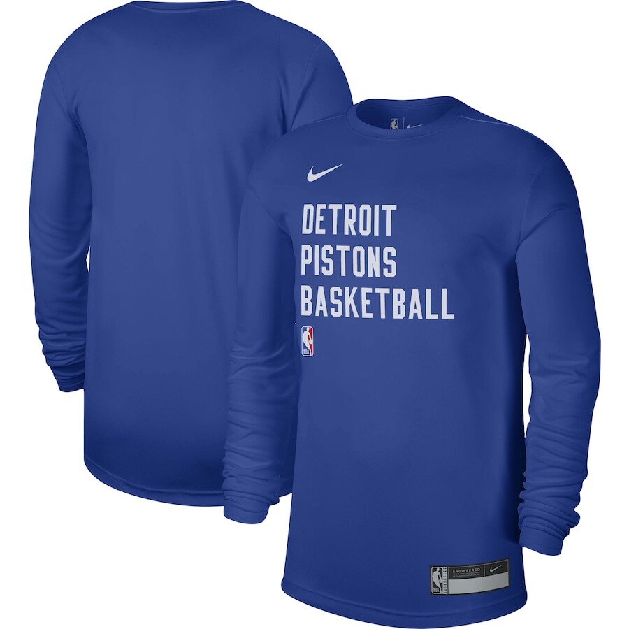 

Футболка с длинным рукавом Nike Detroit Pistons, синий