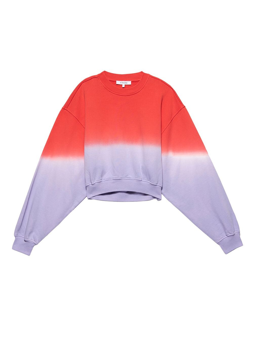 

Укороченная толстовка Dip-Dye Frame, красный