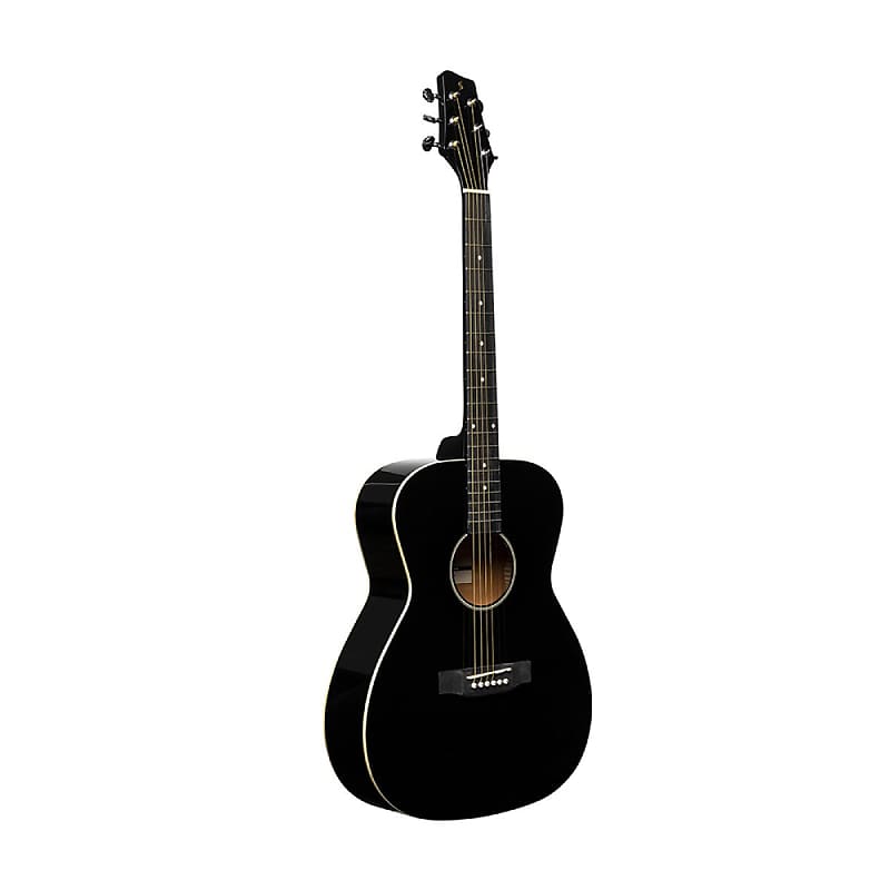 Акустическая гитара Stagg Auditorium Acoustic Guitar - Black - SA35 A-BK акустическая гитара stagg sa35 ds bk
