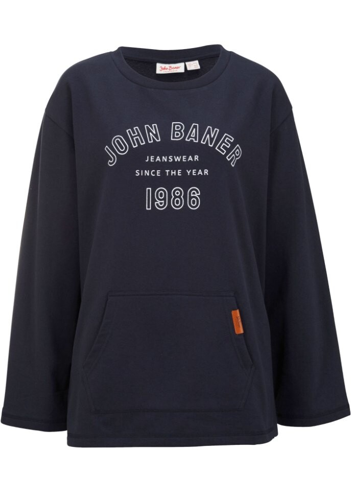 

Длинная толстовка John Baner Jeanswear, синий