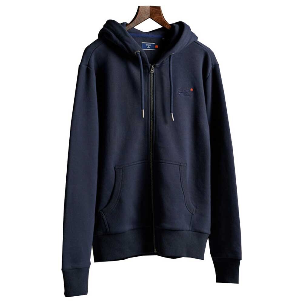 

Толстовка Superdry Orange Label Classic NS Full Zip, синий