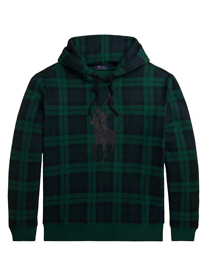 

Толстовка из флиса в клетку Polo Ralph Lauren, зеленый