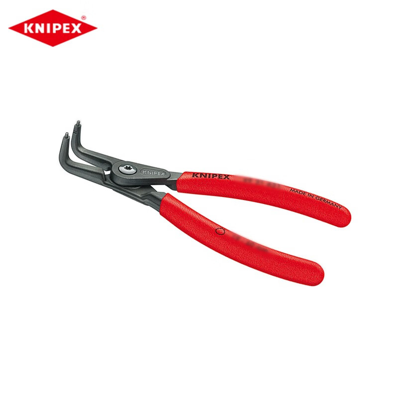 KNIPEX 3-10 мм прецизионные клещи для внешних стопорных колец (изогнутая на 90°) пружинные клещи отверстие со стопорным кольцом зажим вала с пружинными клещами 49 21 A01 по индивидуальному заказу (срок поставки 4-8 недель)