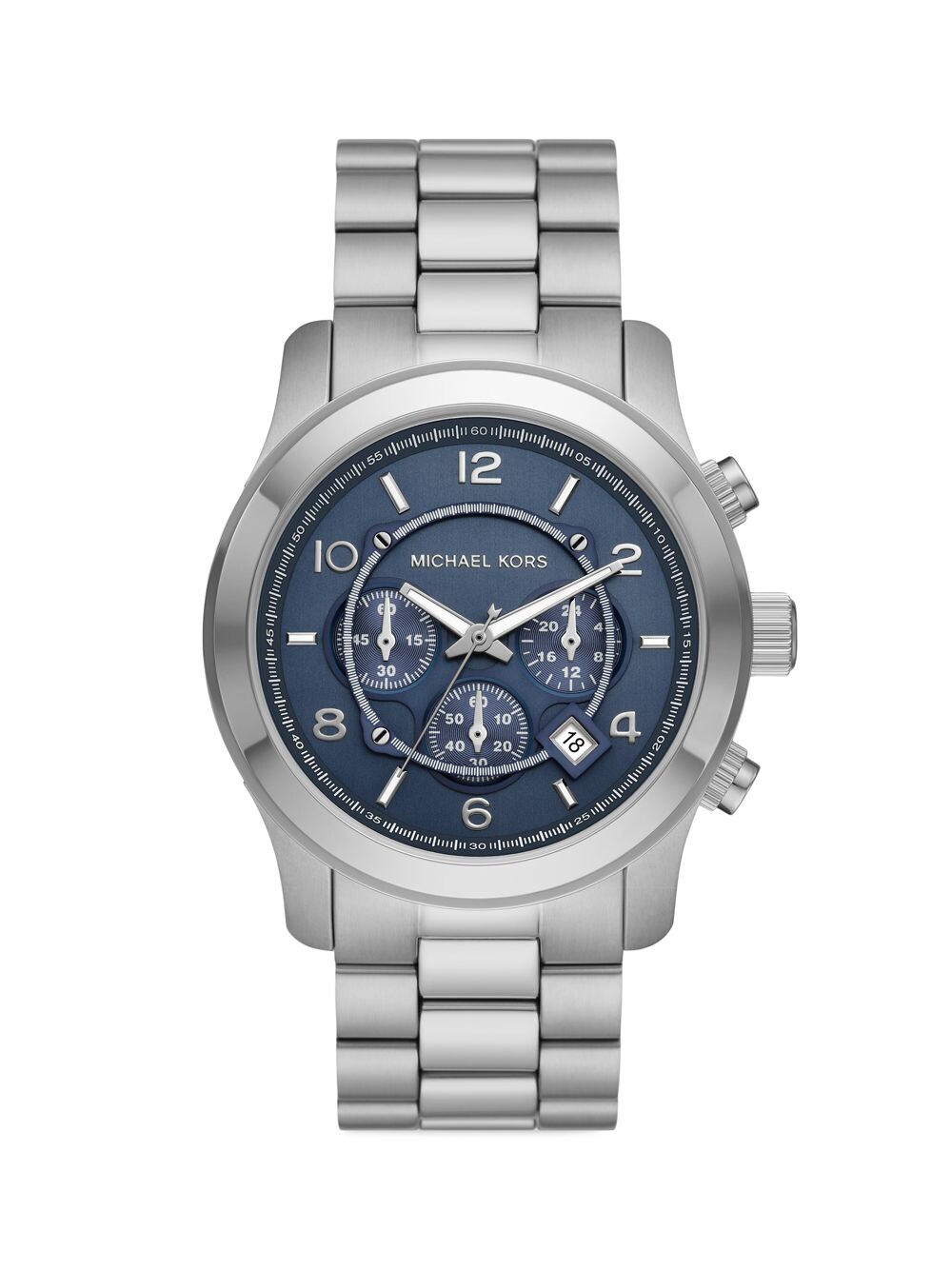 

Подиумные часы с хронографом из нержавеющей стали Michael Kors