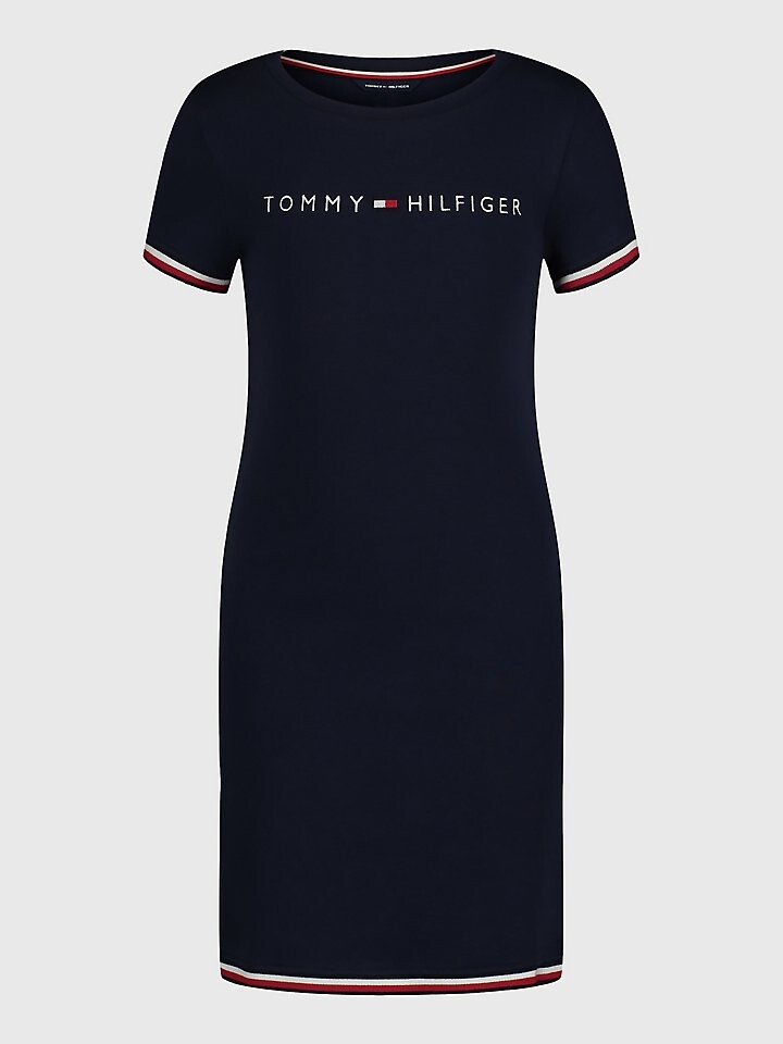 

Облегающее платье с логотипом для больших детей Tommy Hilfiger