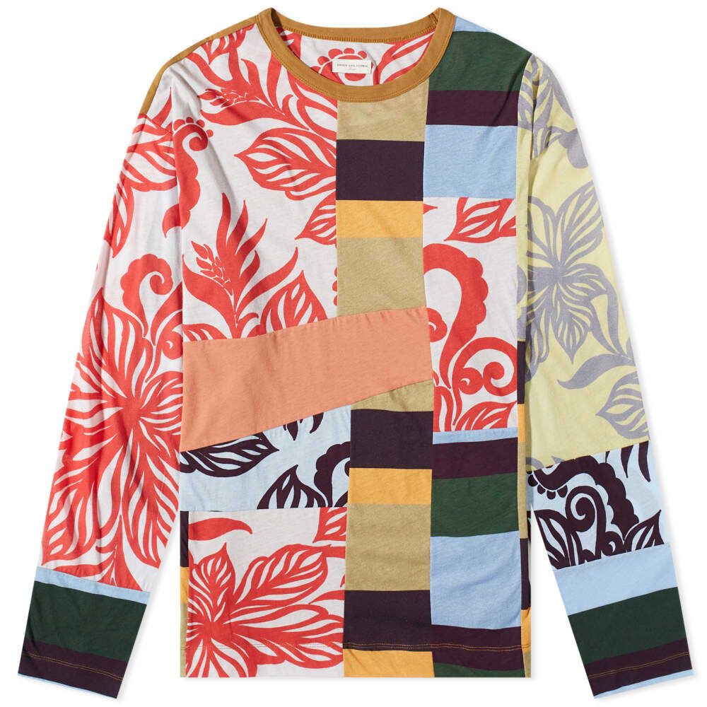 

Футболка с нашивками Dries Van Noten Hager, желтый