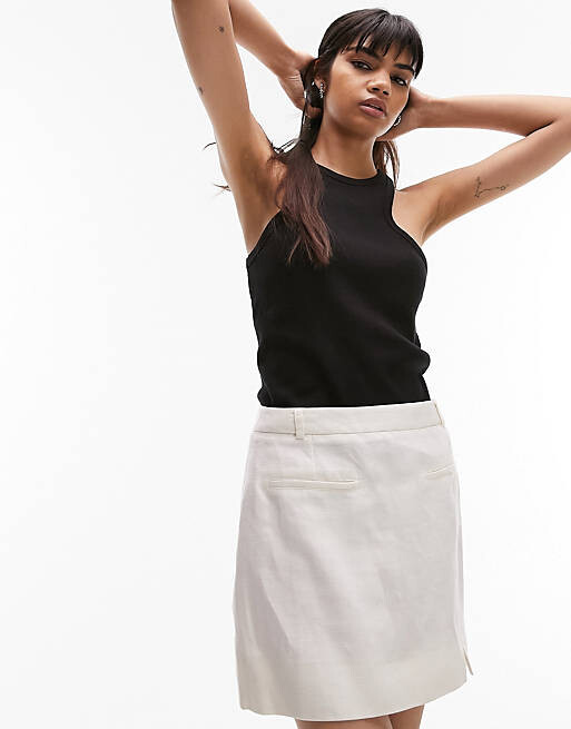

Черный жилет с вырезами Topshop