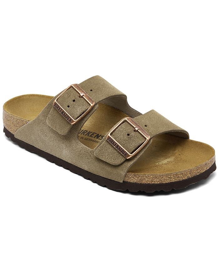 

Женские замшевые сандалии Arizona от Finish Line Birkenstock, тан/бежевый