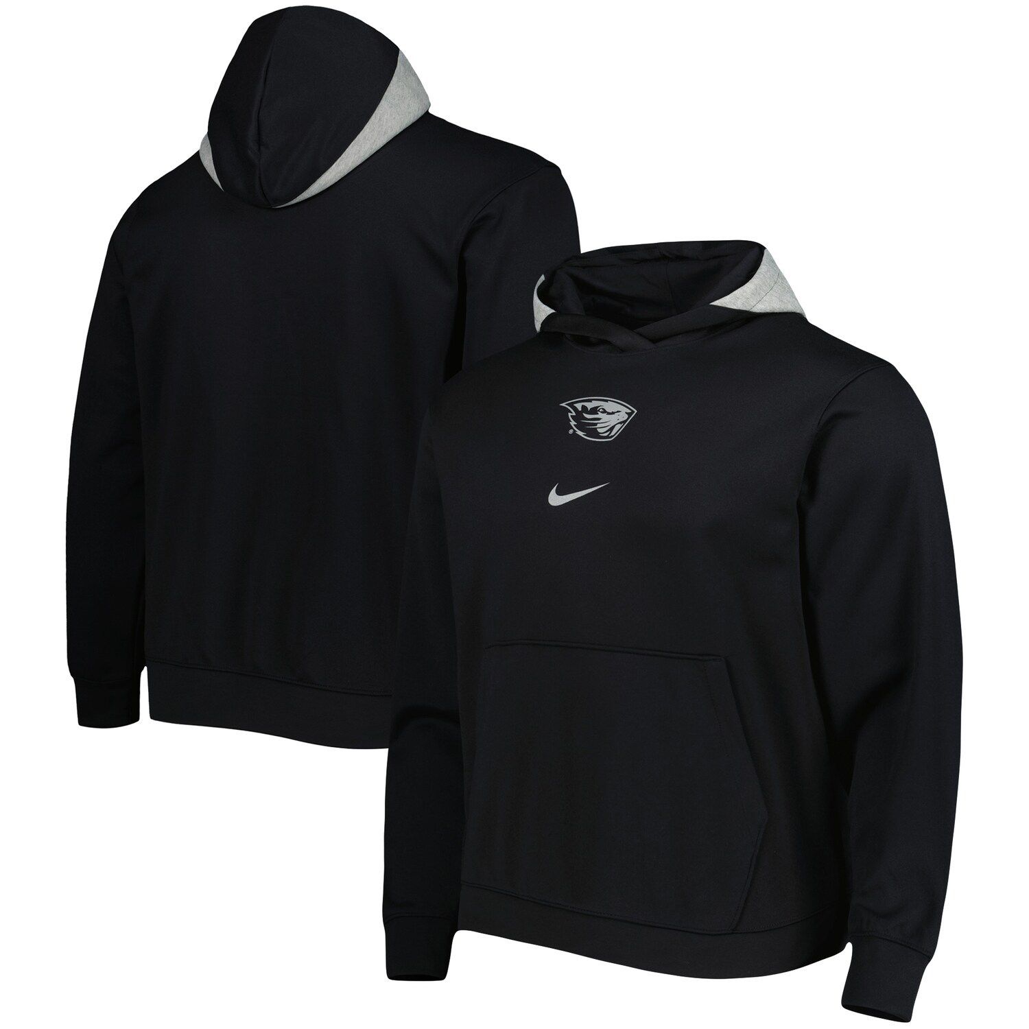 Мужской черный пуловер с капюшоном Oregon State Beavers Spotlight Performance Nike