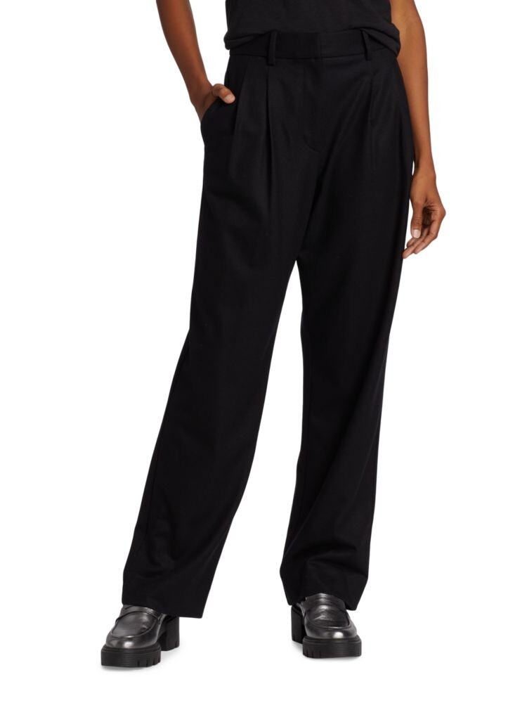 

Клеверные шерстяные брюки Rag & Bone, черный