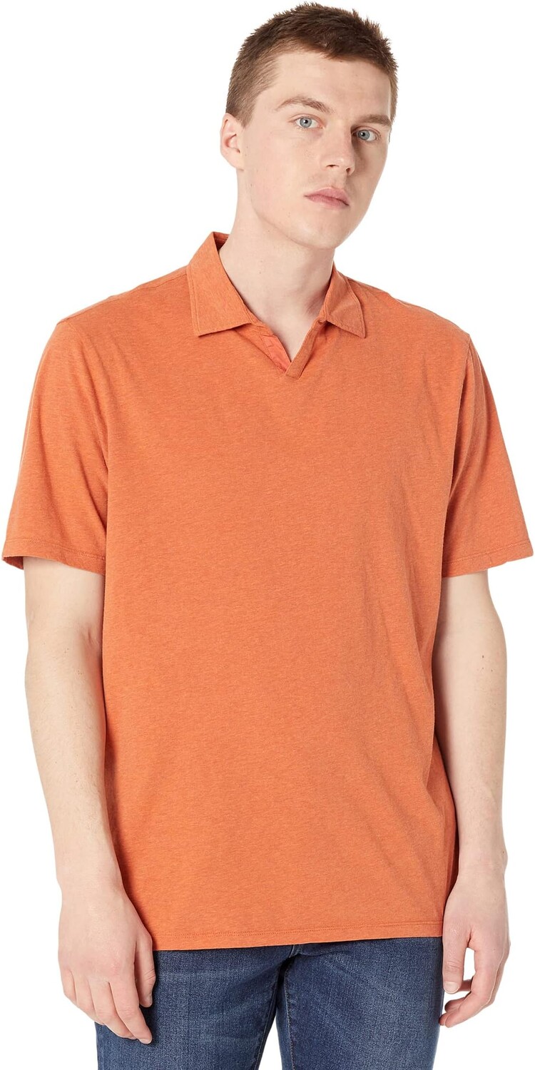 

Рубашка-поло Heather Victory V Notch Polo Good Man Brand, цвет Terracotta Heather