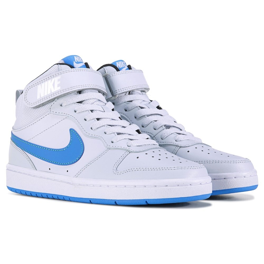 

Детские высокие кеды Court Borough 2 Big Kid Nike, серый