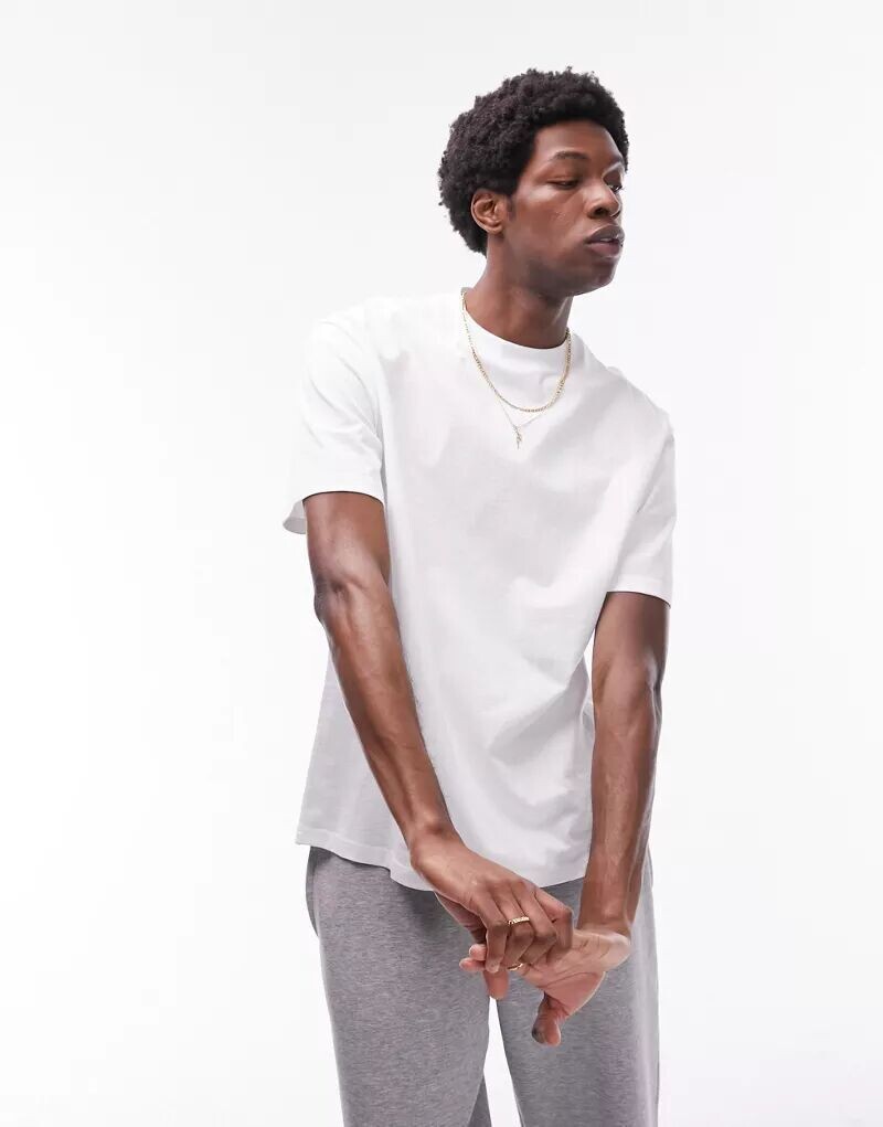 

Белая футболка оверсайз Topman