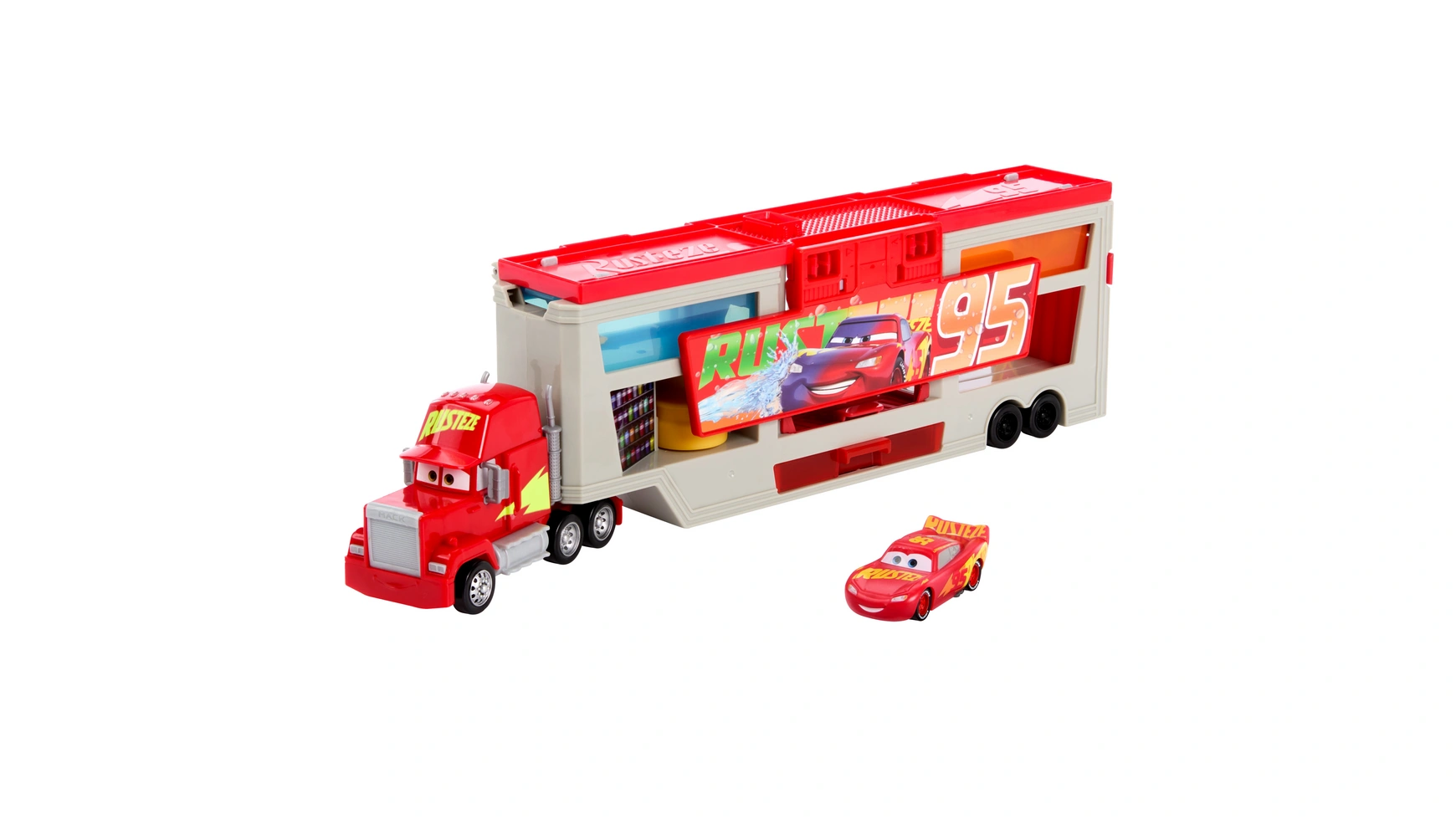 mack фургон ups с погрузчиком и паллетами Цветные сменщики цветов disney pixar cars Mattel