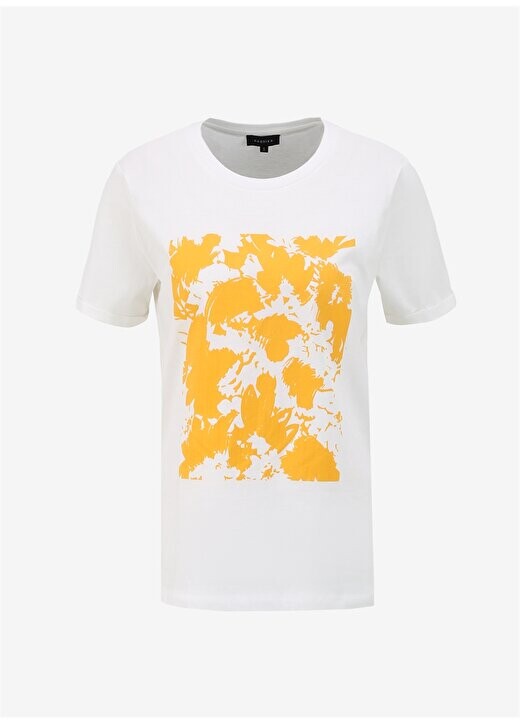 

Женская базовая футболка Off-White с круглым вырезом F4SL-TST0670 Fabrika, белый