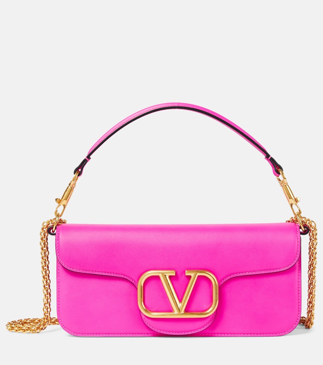 

Сумка через плечо Locò из кожи Valentino Garavani, розовый