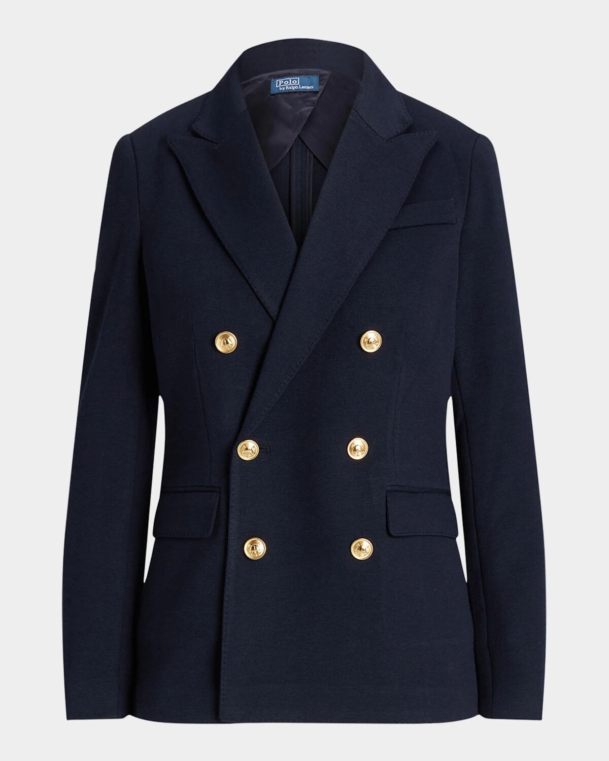 

Двубортный пиджак вязанной вязки Polo Ralph Lauren, цвет Park Avenue Navy