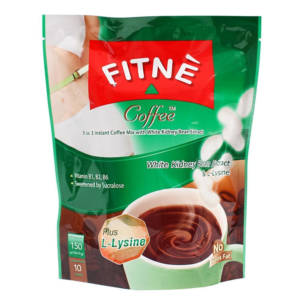 

Fitne Coffee 3в1 Растворимый кофе с экстрактом белой фасоли 150г