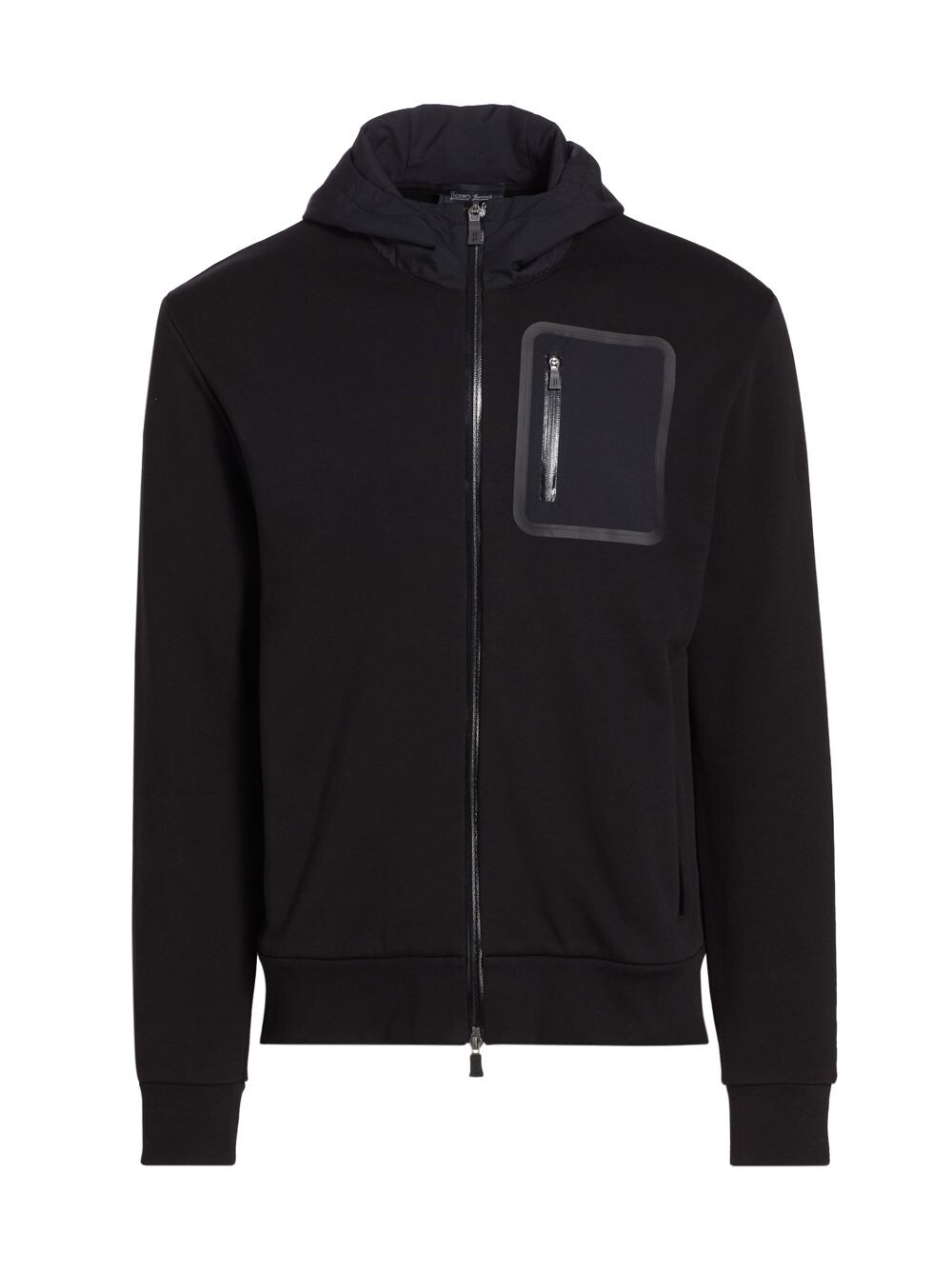 

Толстовка с капюшоном Laminar Zip Front Herno, черный