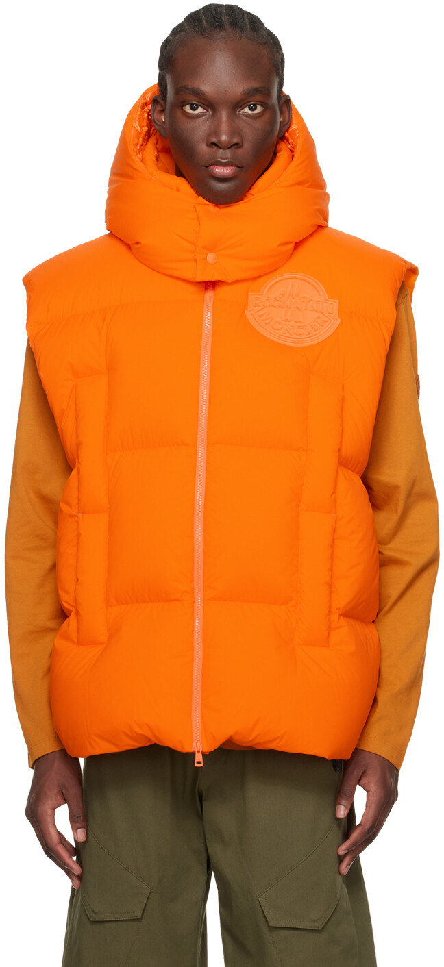 

Оранжевый пуховый жилет Apus Moncler Genius