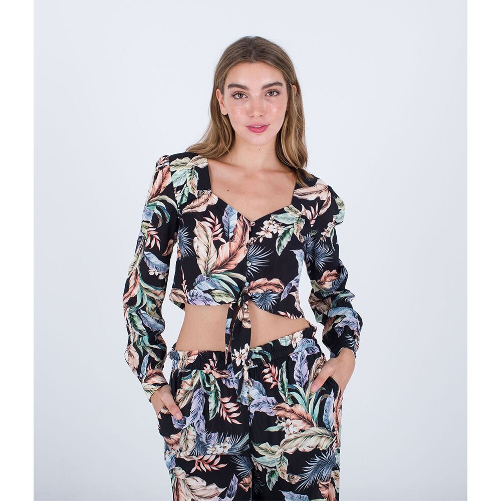 

Блузка Hurley Wispy Leaves Front, разноцветный