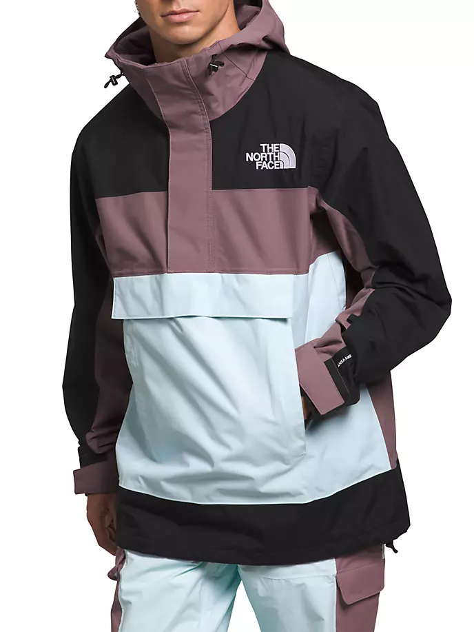 

Анорак Driftview с цветными блоками The North Face, серый