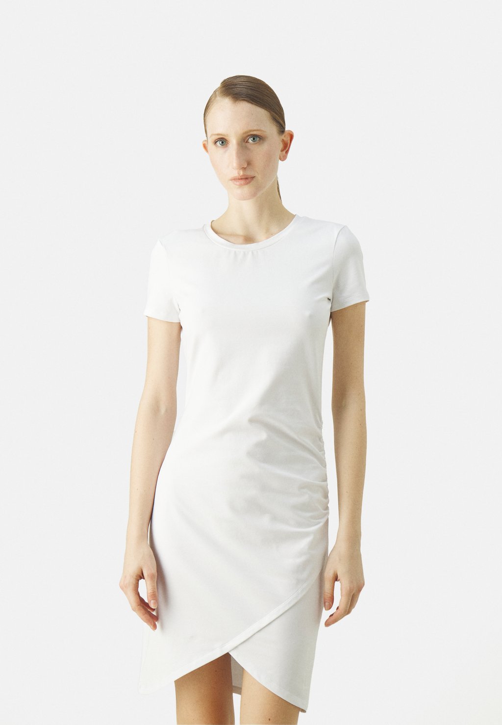Платье-футляр DRESS EA7 Emporio Armani, белый летнее платье dress ea7 emporio armani белый